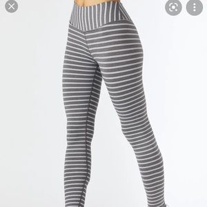 Glyder high power multi stripe leggings New!